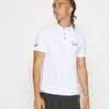 EA7 Emporio Armani Tennis Pro Serafino - Sport T-Shirt - White -Fashion Verkoop 012598523ba44f0588ee2a7e97f05447