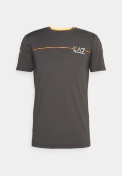 EA7 Emporio Armani Tennis Pro Tee - Sport T-Shirt - Raven -Fashion Verkoop 087cdcdede944a93959a0a28652ea180