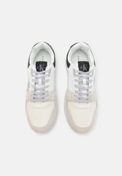 Calvin Klein Jeans Retro Tennis Laceup- Sneakers Laag - Bright White/Creamy White/Black -Fashion Verkoop 0e8845cbbd334dedb987b3f34dc9b970