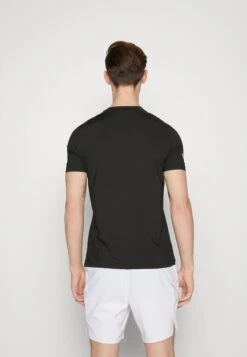 EA7 Emporio Armani Tennis Pro Tee - Sport T-Shirt - Black -Fashion Verkoop 187c22e703664630a0e72c8422d00a31