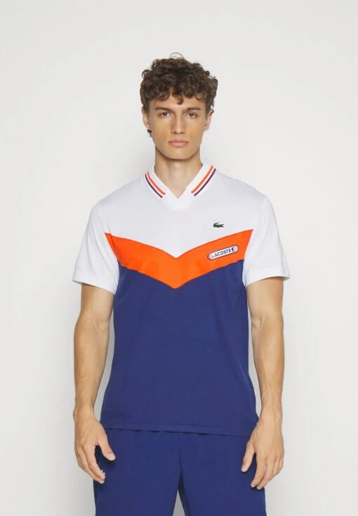 Lacoste Sport Tennis - T-Shirt Print - Blanc/Orange/Bordeaux/Bleu Marine -Fashion Verkoop 1d6059525b32410383cda5bcbaaf3807 scaled