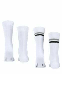 ESPRIT Tennis Stripe 2-Pack With Pattern - Sokken - White Mix -Fashion Verkoop 1d99ed479268443da1155b8794423b92