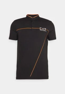 EA7 Emporio Armani Tennis Pro Serafino - T-Shirt Print - Black -Fashion Verkoop 239355fe505a4d7e92487f8e62db6bd9