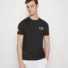 EA7 Emporio Armani Tennis Pro Tee - Sport T-Shirt - Black -Fashion Verkoop 29ee855ea9eb4ecabb7e2420e974b19d