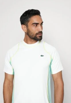 Lacoste Sport Tennis Tour - Sport T-Shirt - White/Pastille Mint-Lima -Fashion Verkoop 3eb25672f7f9415b9ff37cd173e7e3bb