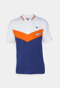 Lacoste Sport Tennis - T-Shirt Print - Blanc/Orange/Bordeaux/Bleu Marine -Fashion Verkoop 5e1e02f4e9e7474ea34455163ecab359