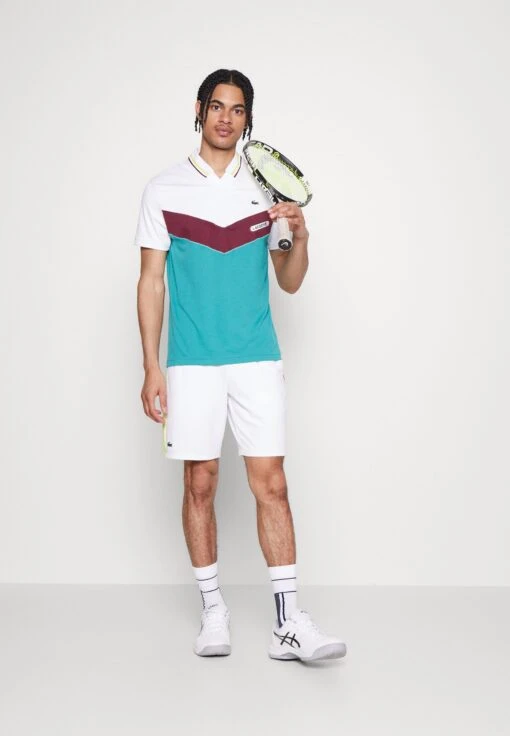 Lacoste Sport Tennis - T-Shirt Print - White/Limeira Zin Ocelle -Fashion Verkoop 5fc1c3fc500b4325aed57fed637d420f scaled