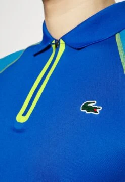 Lacoste Sport Tennis Tour - Poloshirt - Bleu Jaune -Fashion Verkoop 621743bc9b8b41dcaaadb85b9d594284