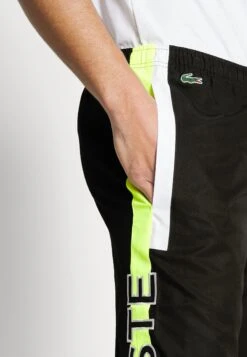 Lacoste Sport Tennis Pant Block - Trainingsbroek - Noir/Jaune/Blanc -Fashion Verkoop 6296c0814903405eae24e28667113afe