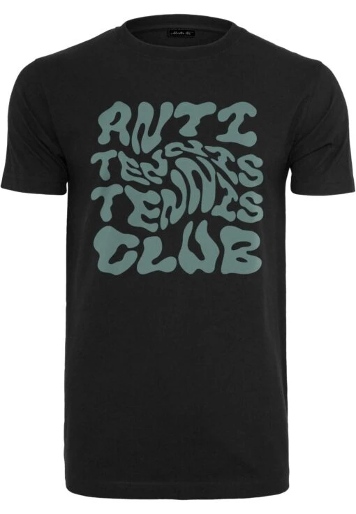 Mister Tee Anti Tennis Club- T-Shirt Print - Black -Fashion Verkoop 6445006d3a1540a1a24f5374e831abc4