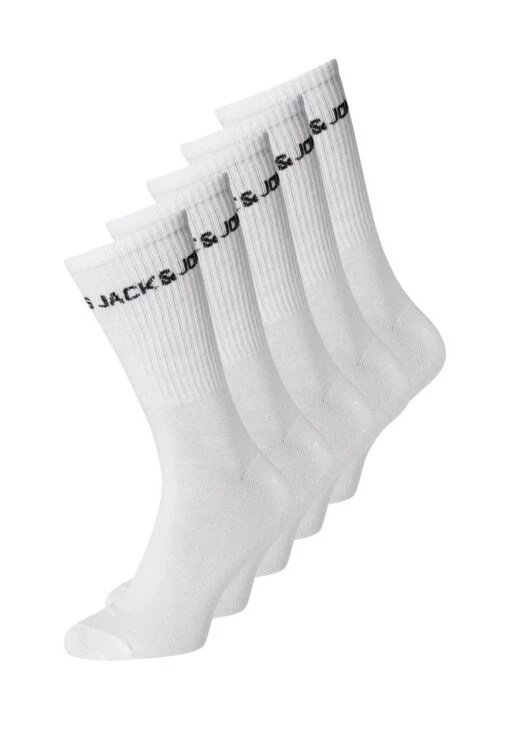 Jack & Jones Socken 5Er-Pack Logo Tennis - Sokken - White -Fashion Verkoop 6b869f53a8034e8a92f693f3e1078b17