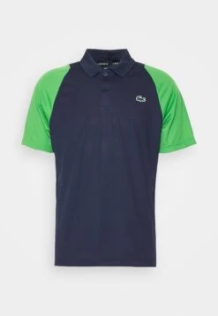 Lacoste Sport Tennis - Poloshirt - Bleu Marine/Vert/Jaune -Fashion Verkoop 7817ed5f5e854325b3b95d8f3a6cbd51