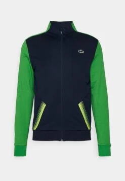 Lacoste Sport Tennis Jacket Tapered - Trainingsvest - Bleu Marine/Vert -Fashion Verkoop 79f8bb215b8b49c9873e7ef5ba382a63