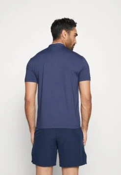 EA7 Emporio Armani Tennis Pro Serafino - Sport T-Shirt - Navy Blue -Fashion Verkoop 8933be5f176943deb1cd682487c39513