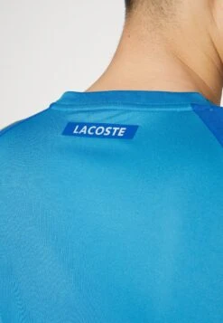 Lacoste Sport Tennis Tour - Sport T-Shirt - Bleu Jaune -Fashion Verkoop 8ea4ba54eaaa4f9c973430011f83c171