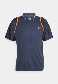 Lacoste Sport Tennis- Sport T-Shirt - Blue Night/White -Fashion Verkoop 904f36671df64ee88fe1bd0118d3d520