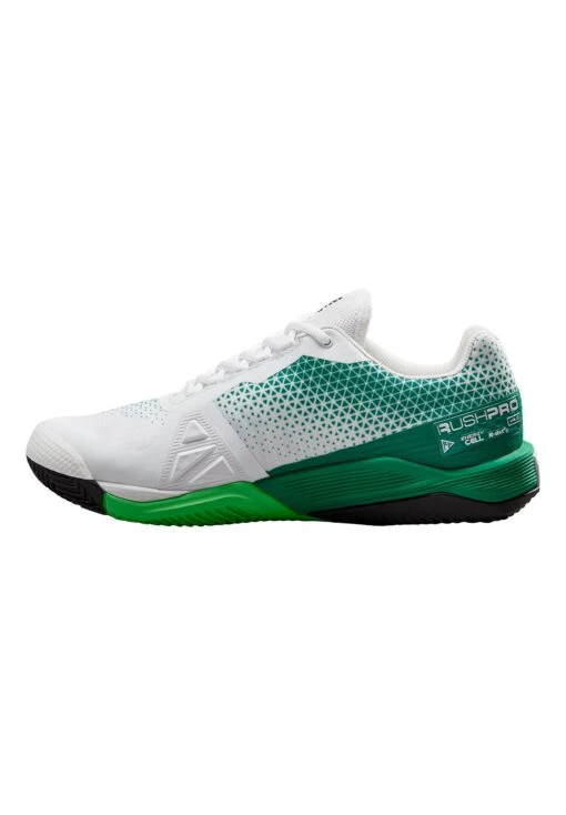 Wilson Tennis Rush Pro 4.0 - Tennisschoenen Voor Kleibanen - Weiss Gruen -Fashion Verkoop 92d2612770254e52853cd9b4e50a82eb scaled