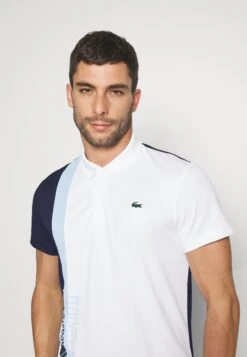 Lacoste Sport Tennis - Poloshirt - White/Navy Blue-Overview -Fashion Verkoop 946cce5a86c8451d9576e40ca56f3f16