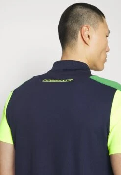 Lacoste Sport Tennis - Poloshirt - Bleu Marine/Vert/Jaune -Fashion Verkoop 9f8a27d4727444719655d0b8b12daa24