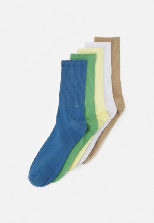 Jack & Jones Jacroman Tennis Socks 5 Pack - Sokken - Whitepack/Silver Lake Blue/ Absinthe/Green/Crockery/Pastel Yellow -Fashion Verkoop a38ba46746ad4ee2a434c3b637ac3375 scaled