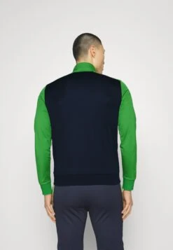 Lacoste Sport Tennis Jacket Tapered - Trainingsvest - Bleu Marine/Vert -Fashion Verkoop a86606e0f7ec454591933875d53bc087