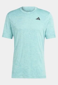 ADIDAS PERFORMANCE Tennis Freelift - Sport T-Shirt - Preloved Blue Black -Fashion Verkoop b4d50d5817194cea87d0765b969a2415