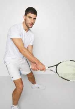 Lacoste Sport Tennis Short - Korte Broeken - White/Navy Blue -Fashion Verkoop b81fd6b09f3543c1b781ecc27fa8f297