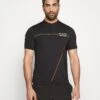 EA7 Emporio Armani Tennis Pro Serafino - T-Shirt Print - Black -Fashion Verkoop bc2fa87a4f9a44a69c11fcd9567195ac