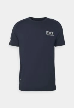 EA7 Emporio Armani Tennis Pro Tee - Sport T-Shirt - Navy Blue -Fashion Verkoop c719e2c3efb3457d92b189f523104df5