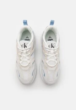 Calvin Klein Jeans Retro Tennis- Sneakers Laag - White/Iceland Blue -Fashion Verkoop cdaf7bc7b6054a0889180460da6fbddd