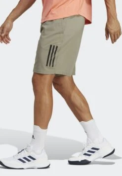 ADIDAS PERFORMANCE Club Stripes Tennis - Korte Broeken - Silver Pebble -Fashion Verkoop d07137645ca2421187fb5dabd726279e