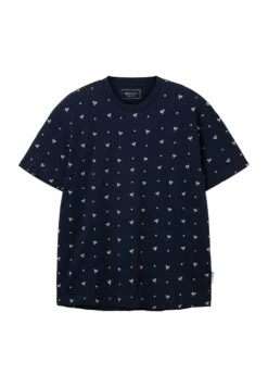 TOM TAILOR Denim Mit Print - T-Shirt Print - Navy White Tennis Print -Fashion Verkoop d14b5cda1308446ab092be67bb76d7fe