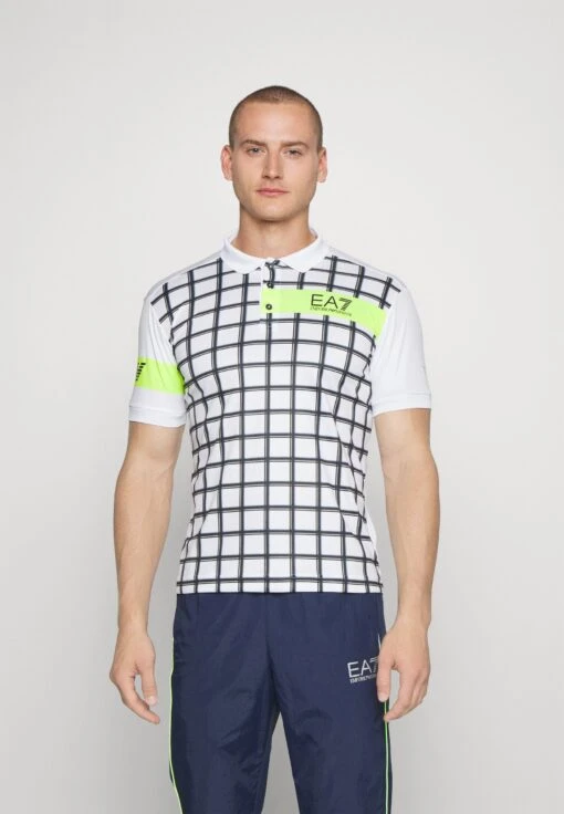 EA7 Emporio Armani Tennis Pro Graphic - Poloshirt - White -Fashion Verkoop d2125365f680452caf437c60d064339e scaled