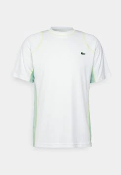 Lacoste Sport Tennis Tour - Sport T-Shirt - White/Pastille Mint-Lima -Fashion Verkoop d558e8020d59458ea0daadadb8b59e11