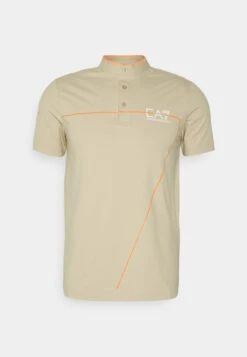 EA7 Emporio Armani Tennis Pro Serafino - T-Shirt Print - Oxford Tan -Fashion Verkoop d6efc9f787b546dd871b30408a169583