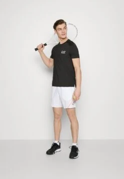 EA7 Emporio Armani Tennis Pro Tee - Sport T-Shirt - Black -Fashion Verkoop db0a25136209431c872293efd5b14ea0