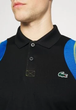 Lacoste Sport Tennis Tour - Poloshirt - Noir/Bleu/Jaune -Fashion Verkoop de69bcfbdc9a44db9119573772c2290e