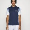 EA7 Emporio Armani Tennis Pro Colour Block - Poloshirt - Navy Blue -Fashion Verkoop e3a7f138a66247e3b2d5e2f32e500132