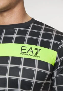 EA7 Emporio Armani Tennis Pro Tee - T-Shirt Print - Black -Fashion Verkoop e89ee44d1af047c3961d6bc6b1ef550c