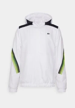 Lacoste Sport Tennis Jacket Tapered - Trainingsvest - Blanc/Bleu Marine/Jaune -Fashion Verkoop eaa2c1da37a742c3abcb6cdada272184