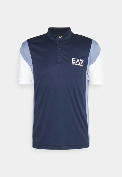 EA7 Emporio Armani Tennis Pro Colour Block - Poloshirt - Navy Blue -Fashion Verkoop eb33dbe9e8bf42b4bcda6ad1250a7b7f scaled