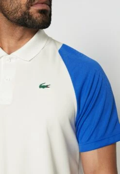 Lacoste Sport Tennis - Poloshirt - Flour/Kingdom/Flashy Orange -Fashion Verkoop ef62676ca78e44a49276460dee498233