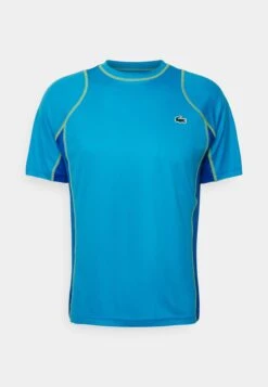 Lacoste Sport Tennis Tour - Sport T-Shirt - Bleu Jaune -Fashion Verkoop f06bcca050bf4a98a5acc41c75d3a6c3