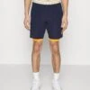 Lacoste Sport Tennis Short 2-In-1 - Korte Broeken - Navy Blue/Flashy Orange -Fashion Verkoop f209efd31509466e94a90765dda9a323