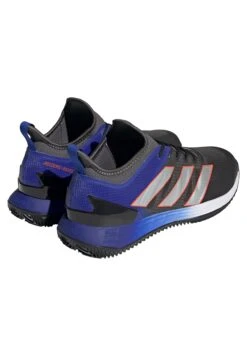 ADIDAS PERFORMANCE Tennis Adizero Ubersonic 4 - Tennisschoenen Voor Kleibanen - Dunkelgrau/Blau/Orange -Fashion Verkoop fb3fe55786434bb281de6b666672b40e