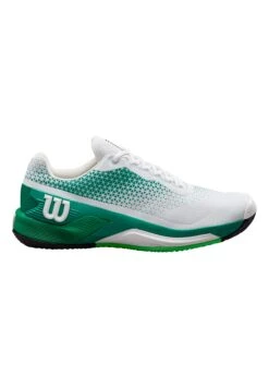 Wilson Tennis Rush Pro 4.0 - Tennisschoenen Voor Kleibanen - Weiss Gruen -Fashion Verkoop fee36c9d2e3842f1ab913041d59866c3